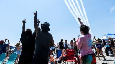 Air Force Thunderbirds ، A-10 ، B-52 عنوان Cocoa Beach Airshow