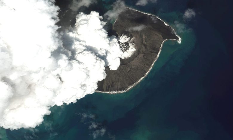 ذكرت دراسة أن ثوران بركان تونجا كان أقوى من انفجار نووي